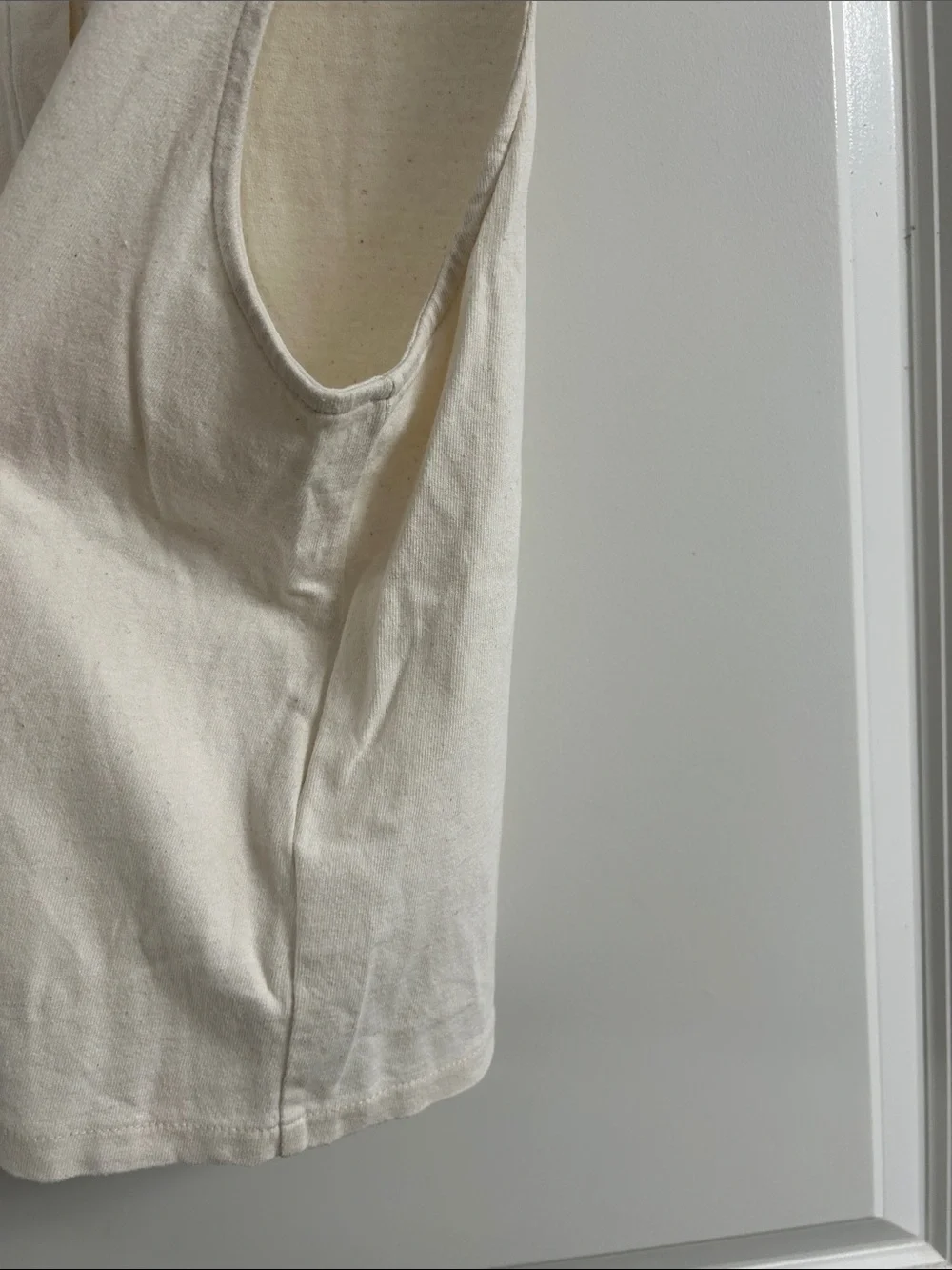 madewell - button-front crewneck crop tank - Picture 3 of 8
